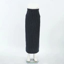 2025 New Formal Office Lady Long Skirt Fashion High Waist Striped Split Straight Skirts Woman Streetwear Vintage Maxi Skirts