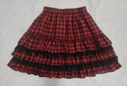 Mikumn 8 Color Punk Girls Plaid Skirts Harajuku Y2k Kawaii Women Skirts Japanese Gothic Lolita High Waist Pleated Cake Skirts