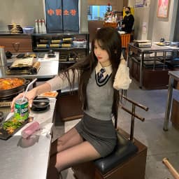 Spring 2023 High Waist Slim Fit Grey  Skirt Sexy College Style JK Pure Desire plus Size Women's Fashion Short Skirts