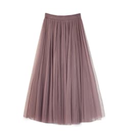 Korean Fashion New Spring Summer Vintage Tulle Skirt Women Elastic High Waist Mesh Skirts Female Dress Long Pleated Tutu Skirt