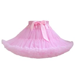 55CM Knee Length Women's Soft Puffy Tulle Petticoats Lolita Ballet Dance Pettiskirts Costume Christmas Halloween Tutu Skirts