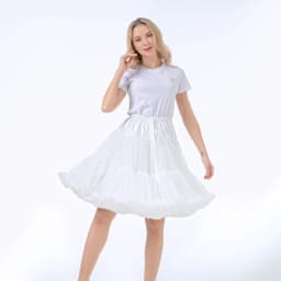 55CM Knee Length Women's Soft Puffy Tulle Petticoats Lolita Ballet Dance Pettiskirts Costume Christmas Halloween Tutu Skirts