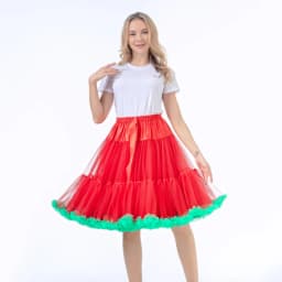 55CM Knee Length Women's Soft Puffy Tulle Petticoats Lolita Ballet Dance Pettiskirts Costume Christmas Halloween Tutu Skirts
