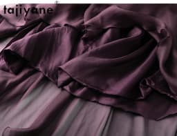 TAJIYANE 100% Natural Mulberry Silk Womens Skirts Fashion Summer Skirts Women Clothing 2024 New Arrivals Long Skirt Топ С Юбкой
