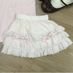 Y2k Gothic Elastic Waist Cross Short Skirt Women Sweet Hot Girl Chic High Waist Ruffle Skirts Female Design Retro Cake Skirt New
