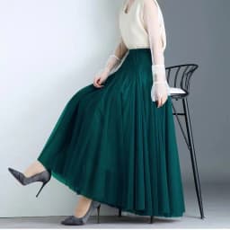 A-Line Midi Skirt High Waist Gathered Tulle Dance Skirt Women's Fairy Skirt Large Flounce Long Skirt Versatile Midi Skirt