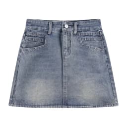 Summer New Womens Vintage Denim Skirts Korean Fashion High-Waisted Slim Mini Skirt Woman Elegant All-Match A- Line Bodycon Skirt