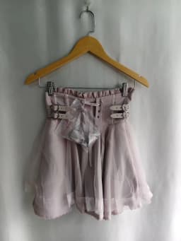 Kimutomo Sweet Skirts Women Ruffles Patchwork Bandage Heart High Waist Lolita Style Fashion Elegant Skirt Female Casual