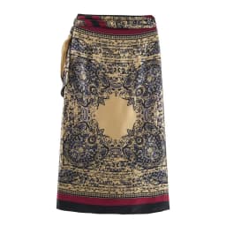 2026 Autumn New Women's Clothing Casual Fashion Versatile Elegant Temperament Vacation Style Paisley Wrapped Skirt