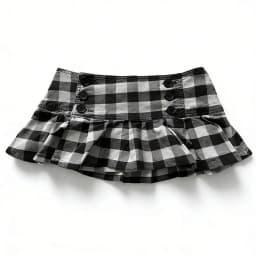 New Euramerican Low Waist Sweet Cool Girl Skirts Y2k Aesthetic Constrast Color Plaid Pleated Jupe Harajuku Buttons Design Skirts