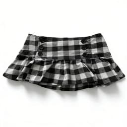 New Euramerican Low Waist Sweet Cool Girl Skirts Y2k Aesthetic Constrast Color Plaid Pleated Jupe Harajuku Buttons Design Skirts