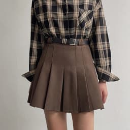 Women's High Waist Gray Pleated Skirt Summer New Preppy Style Slim Fit A-line Skirts Woman Solid Color Casual Student Mini Skirt
