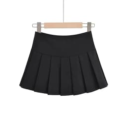 2024 Summer High Waisted Skirts Womens Sexy Mini Skirts with Shorts Vintage Pleated Skirt White Korean Tennis Skirts Black Khaki