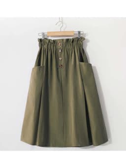 Women Summer Skirt Spring Korean Style Casual Solid High Waist  A-Line Midi Skirts With Pocket Girls Elegant Faldas