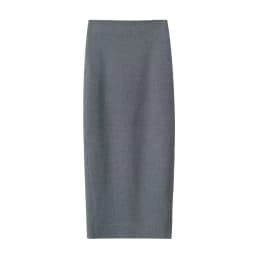 Bazaleas 2024 Elegant Grey Women Long Skirt Official High Waist Package Hip A-line Skirts