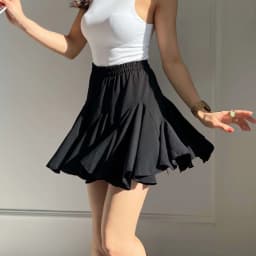 Tuularose Summer Ruffle Short Skirt Women 2025 Summer New Y2k Pleated Patchwork Skirt Casual Streetwear Office Lady Female Skirt
