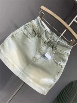 High Waist Slimming Denim Skirt Women's Loose Versatile Casual f-length Bodycon Skirt Summer 2025 Korean Sle
