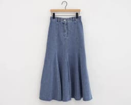Vintage Black Denim High Waist Long Skirts For Women 2025 Autumn Winter New Fashion Blue Elegant Fishtail Wrapped Hip Jean Skirt