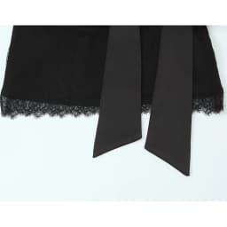 Sexy Women Lace Trim Bow Mini Skirt Mid-rise Black Skirts