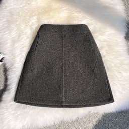 Fashion Faux Wool Women Mini Skirts Korean Elegant Office Lady A Line Skirts High Waist Streetwear Slim All Match Female Skirts