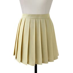 High Waist Pleated Skirt Summer Half Skirt Student British Style Short Skirt Sweet Pleats A-Line Skirt Casual Polyester Fiber