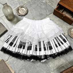 Retro Vintage Harajuku Y2K Piano Print Lace Ruffle Mini Skirt Women 2026 New French Elegant Casual Summer Fashion Skirt 2000s