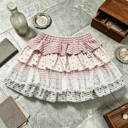Retro Vintage Harajuku Y2K Piano Print Lace Ruffle Mini Skirt Women 2026 New French Elegant Casual Summer Fashion Skirt 2000s