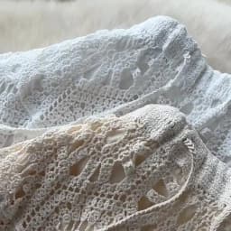 Cotton Floral Crochet Knitted Lace Skirt For Women Vintage Hollow Out Elastic Waist Skirts Summer Holiday Long Boho Beach Falda