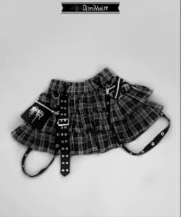 Mine Series Y2k Black Elastic Waist Skirt Summer Student Girls Sweet Cool Mini Skirt Harajuku Academic Subculture Cake Skirt