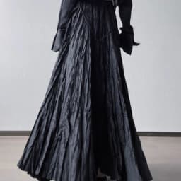Streetwear Vintage Black Pleated Women Skirt High Waist Fairy Irregular Y2k Aesthetic A-line Long Skirts Harajuku Grunge Faldas