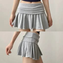 2026Women Short Dress High Elasticity Athletic Short High Waist Skirt Waist-Flipping Ruched Skirts Prevent Exposure Golf Sports
