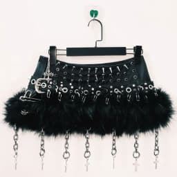 y2k clothes gothic clothes y2k Skirt Gothic Skirt Punk Skirt harajuku Skirt Rivet Skirt Cross Skirt vintage Skirt  y2k fashion