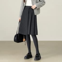 SENTUBILA A Line Skirt for Women 2026 High Waisted Button Decor Irregular Side Pleated Skirt Casual Warm Lady Clothing 154QB6391