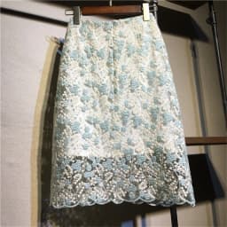 Summer Elegant Sexy Skirts High Waist Mesh Lace Flower Embroidery Skirt Girl Midi Lengh Party Skirt Hip Package Vestidos Y395