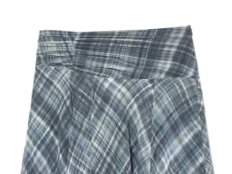 KONDALA Trendy Elegant Asymmetrical Pleated Skirt Women High Street Plaid Midi Skirt 2026 Spring Fashion Holiday Chic Lady Skirt