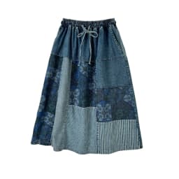 NYFS Summer Korean Denim Skirt Vintage Loose Plus Size High Waist Patchwork Woman Long Skirts Faldas Mujer Saias