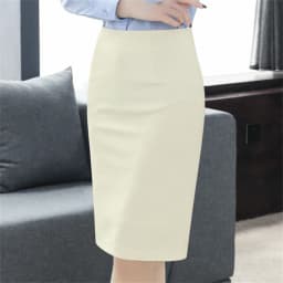 New Fashion Korean Spring Autumn Elegant Women's Pencil Skirt OL Style High Waist Knee Length Work Office Bodycon Skirt XS-4XL