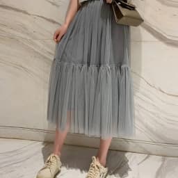 Vintage Gothic Black White Pleated Long Tulle Skirt Tutu Femme High Waist holiday Runway Mesh Skirts Womens 2025 Jupe Casual