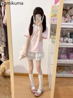 Cute Skirts Women's Clothing Japanese Sweet Jupe High Waist A-line Summer Saia 2025 Faldas Mujer De Moda Lace Bow Mini Skirt