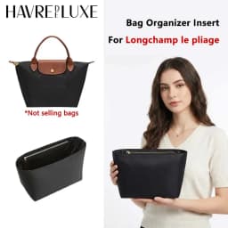 Bag organizer insert for longchamp S M L nylon storage durable bag support storage inner modification bag accessories