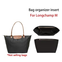 Bag organizer insert for longchamp S M L nylon storage durable bag support storage inner modification bag accessories