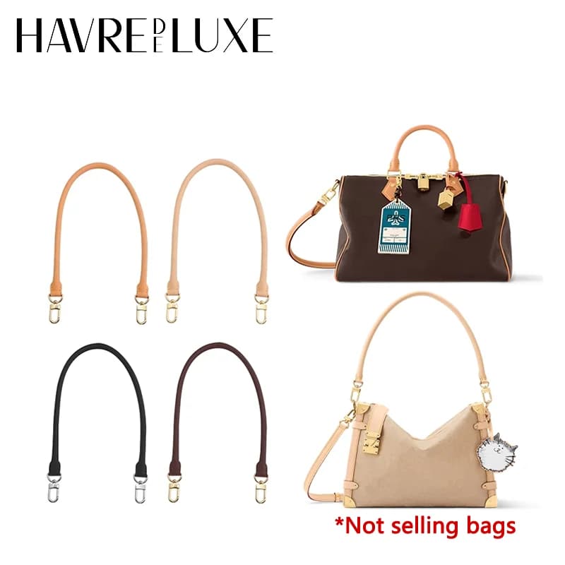 Cowhide leather shoulder strap for speedy 25 30 women bag soft replacement bag strap bag insert modification accessories