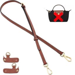 Mini Bags Leather Shoulder Strap Kit Fit For Longchamp Mini Pouch Adjustable Crossbody Small Bag Accessories