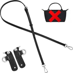 Mini Bags Leather Shoulder Strap Kit Fit For Longchamp Mini Pouch Adjustable Crossbody Small Bag Accessories