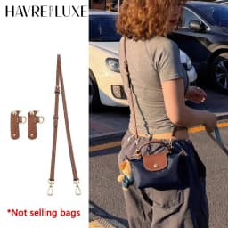 Mini Bags Leather Shoulder Strap Kit Fit For Longchamp Mini Pouch Adjustable Crossbody Small Bag Accessories