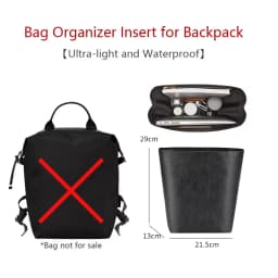 Bag Organizer Insert For Longchamp Backpack Waterproof Bag Insert Storage Lightweight Bag Support Dupont Paper Bag Accessories