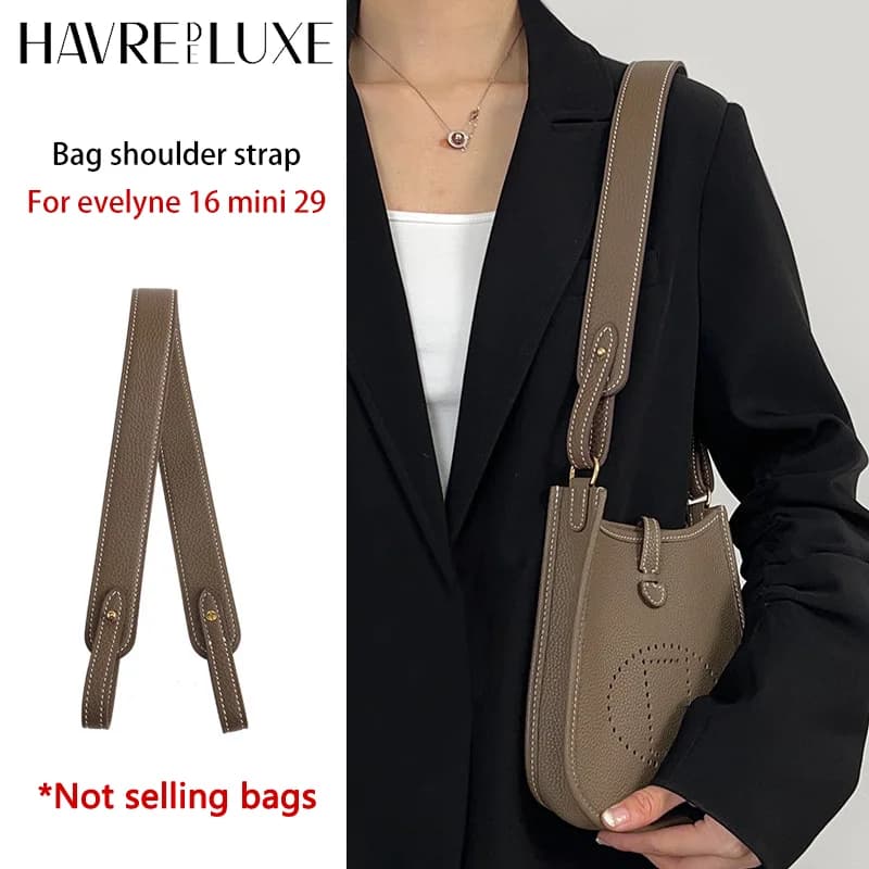 Bag Shoulder Strap For 29 Evelyne16 Mini Top-grain Leather Durable Fashion Bag Strap Modification Bag Accessories