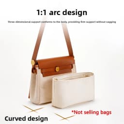 Bag organizer insert For herbag mini nylon storage durable fashion bag support storage inner modification bag accessories