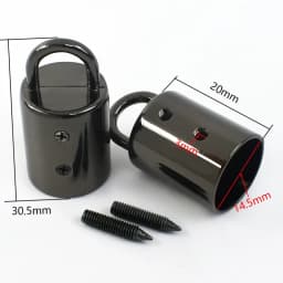 5/10/20Pcs 14mm Bag Metal Buckles Handbag Strap Tassel Cap Clasp Hook Connector Hanger Rope Cord Lock DIY Hardware Accessories