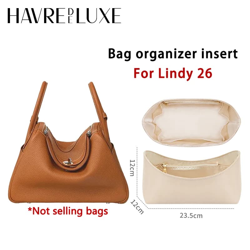 Bag organizer insert For Lindy 26 nylon storage durable bag support storage inner modification bag accessories